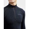 Pánské funkční triko CRAFT Core Dry Active Comfort Zip černé (Velikost S)