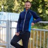 Pánská sportovní mikina PROGRESS Torez modrá (Velikost S)