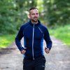 Pánská sportovní mikina PROGRESS Torez Hoody tm.modrá/sv.modrá (Velikost M)