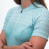 Dámský cyklistický dres SENSOR Cyklo Tour mint wave (Barva zelená, Velikost XL)