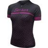 Dámský cyklistický dres SENSOR Cyklo Tour black dots (Velikost S, Barva černá)