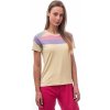 Dámský cyklistický dres SENSOR Helium sand/stripes (Velikost L, Barva žlutá)