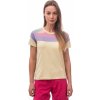 Dámský cyklistický dres SENSOR Helium sand/stripes (Velikost L, Barva žlutá)