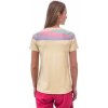 Dámský cyklistický dres SENSOR Helium sand/stripes (Velikost L, Barva žlutá)