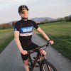 Pánský cyklistický dres ELEVEN Horizontal Blue (Velikost M)