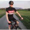 Pánský cyklistický dres ELEVEN Horizontal Red (Velikost S)