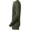 Pánské merino triko PROGRESS Original LS khaki (Velikost S)