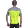 Pánský cyklistický dres SENSOR Cyklo Motion neon yellow/šedá (Velikost S, Barva šedá)