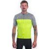 Pánský cyklistický dres SENSOR Cyklo Motion neon yellow/šedá (Velikost S, Barva šedá)
