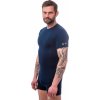 Pánské termo triko SENSOR Merino Active deep blue (Velikost S, Barva modrá)