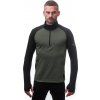 Pánská mikina SENSOR Coolmax Thermo olive green/černá (Velikost XXL, Barva černá)