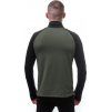 Pánská mikina SENSOR Coolmax Thermo olive green/černá (Velikost XXL, Barva černá)