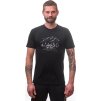 Pánské triko SENSOR Merino Active PT Van Life černá (Velikost S, Barva černá)