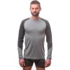 Pánské termo triko SENSOR Merino Impress šedá/maori (Velikost M, Barva šedá)