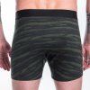 Pánské termo trenky SENSOR Merino Impress černá/batik (Velikost S, Barva černá)