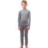Juniorský termo set SENSOR Merino Active šedá (Barva šedá, Velikost 160)