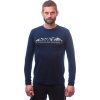 Pánské termo triko SENSOR Merino Active PT Mountains deep blue (Velikost XL, Barva modrá)
