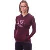 Dámská merino mikina SENSOR Upper Fox port red (Velikost L, Barva červená)