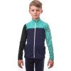 Dětská funkční mikina SENSOR Coolmax Thermo deep blue/sea green/černá (Barva modrá, Velikost 150)