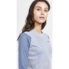 Dámské termo triko CRAFT Core Warm Baselayer Ls modrá (Velikost XS)
