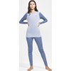Dámské termo triko CRAFT Core Warm Baselayer Ls modrá (Velikost XS)