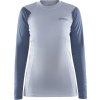 Dámské termo triko CRAFT Core Warm Baselayer Ls modrá (Velikost XS)
