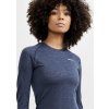 Dámské termo triko CRAFT Core Dry Active Comfort Ls tmavě modrá (Velikost XS)