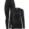Dámský termo set CRAFT Core Warm Baselayer černá (Velikost XS)