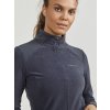 Dámský fleecový polorolák CRAFT Core Edge Thermal černá (Velikost XS)