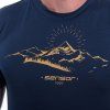 Pánské funkční tričko SENSOR Coolmax Tech Mountains modré (Velikost S, Barva modrá)