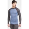 Pánské funkční triko CRAFT Core Warm Baselayer LS šedé (Velikost M)