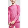 Dětské funkční triko CRAFT Core Dry Active Comfort Junior růžové (Velikost 134)