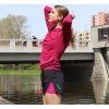 Dámské běžecké šortky PROGRESS Carrera Shorts 2v1 černé (Velikost S)