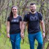 Pánské merino triko PROGRESS Hrutur Ram šedý melír (Velikost M)