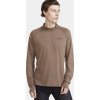 Pánské triko merino CRAFT Adv Subz Wool Ls 2 hnědé (Velikost S)