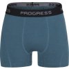 Pánské bambusové boxerky PROGRESS E Skn modré (Velikost M)