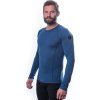 Pánské merino triko SENSOR Air modré (Velikost XXL, Barva modrá)