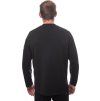 Pánská merino mikina SENSOR Upper traveller černá (Velikost XXL, Barva černá)