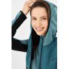 Dámská outdoorová bunda VIKING Creek Hoodie tyrkysovočerná (Velikost XS)