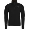 Pánská merino mikina PROGRESS Torez Zip černá (Velikost M)