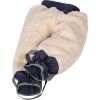 Batolecí softshellové oteplovačky UNUO s beránkem Plus, Černá (Velikost 80/86, Věk 12-18 měsíců)