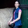 Dámská jezdecká vesta PROGRESS Shagga Lady modrá (Velikost XS)