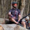 Pánský cyklistický dres PROGRESS Solar černý (Velikost M)