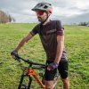 Pánský cyklistický dres PROGRESS Solar černý (Velikost M)