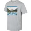 Pánské bavlněné triko HUSKY Tee Lake šedé (Velikost M)