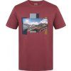 Pánské bavlněné triko HUSKY Tee Skyline bordo (Velikost XXXL)