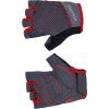 Unisex cyklistické rukavice PROGRESS Solar Mitts černá/červená (Velikost M)