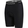 Unisex cyklistické kraťasy PROGRESS Basica Shorts černé (Velikost S)