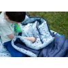 Dětský syntetický třísezónní spacák HUSKY Kids Magic modrý (Velikost OneSize)