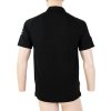 Pánské merino polo tričko SENSOR active polo černá (Velikost M, Barva černá)